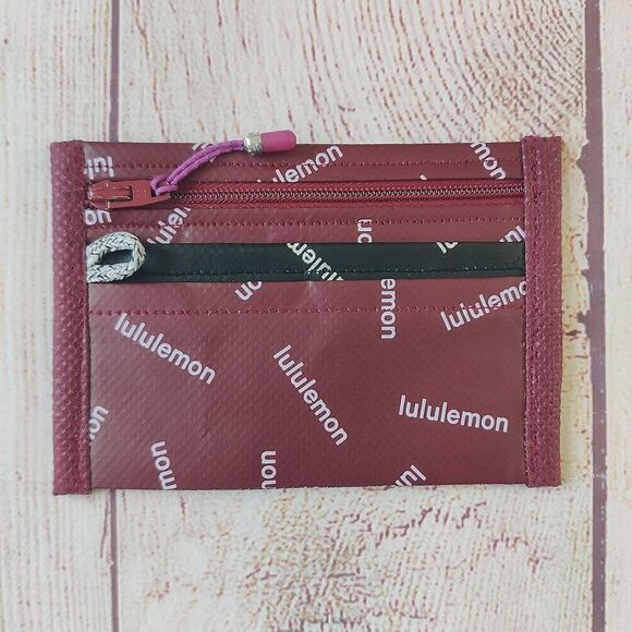 Lululemon handmade credit card ID coin holder keychain set - Picture 2 of 8